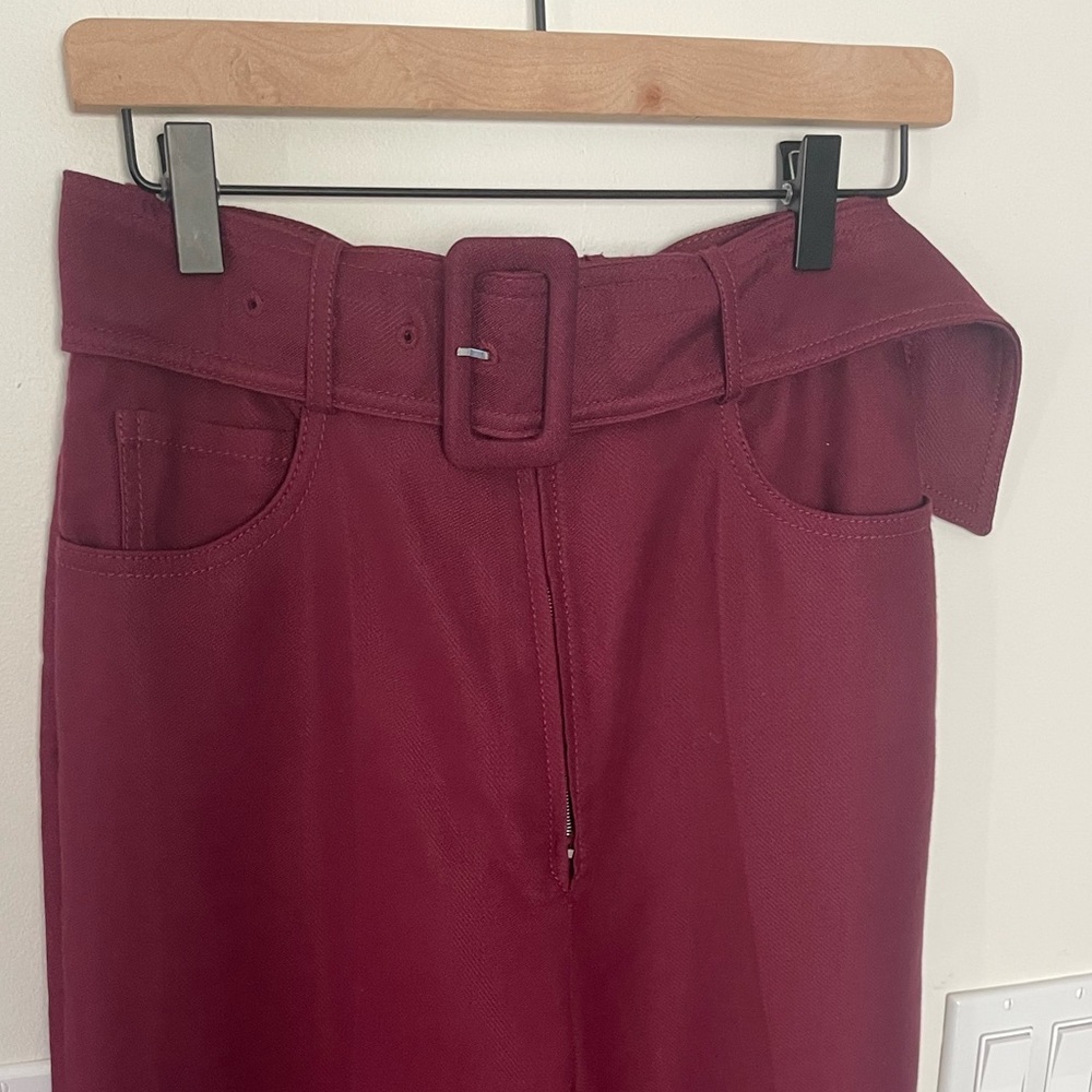 Sandro Pants In The Color Ruby - image 6